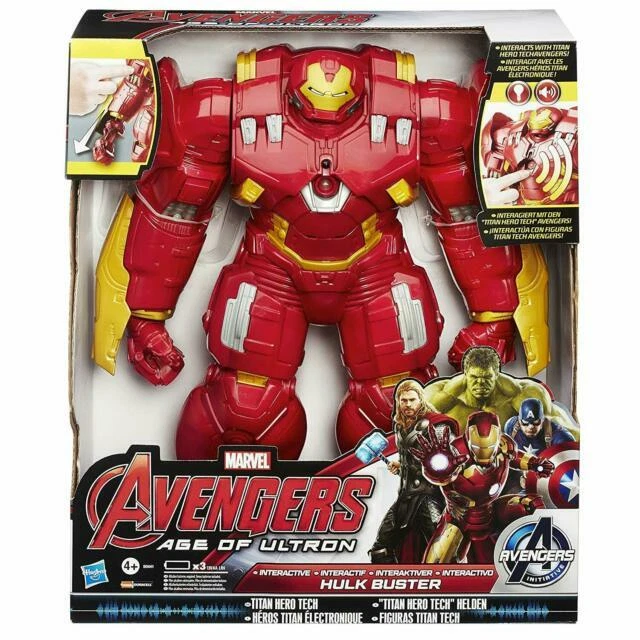MARVEL AVENGERS AGE of Ultron Hulk Buster Toy Interactive Talking Tech