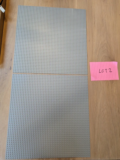 LEGO 2X LIGHT Bluish Grey XL Square 48x48 Baseplate Base Board