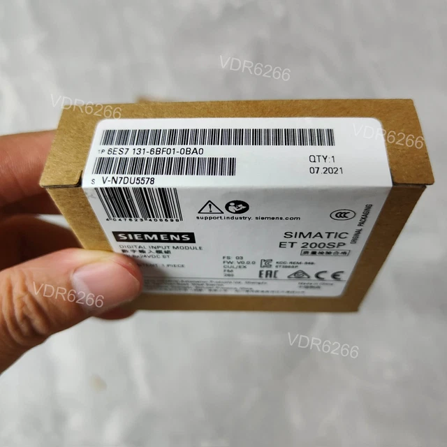 Siemens ET 200SP Modulo Ingressi Digitale 6ES7131-6BF01-0BA0 24V Nuovo