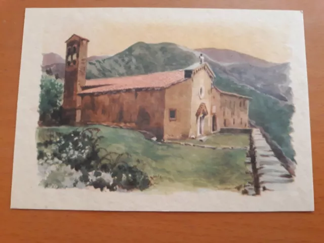 Cartolina colori SANTUARIO DI POGGIO BUSTONE provincia Rieti fg NV