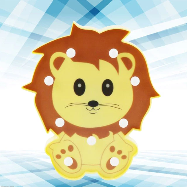 Baby Lion Cub Blossom Nursery Room Fan Pull / Light Pull