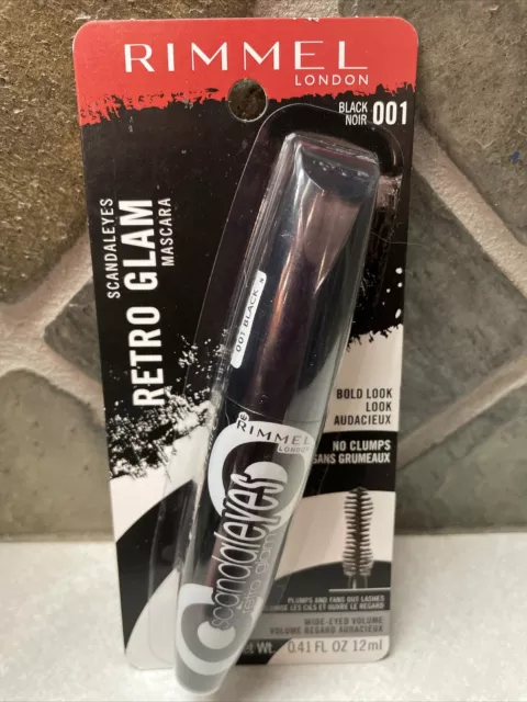 Rimmel Scandaleyes Retro Glam Mascara #001 BLACK