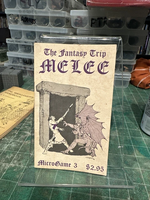Fantasy Trip Melee Microgame 3 Metagaming 1977 Unpunched Card