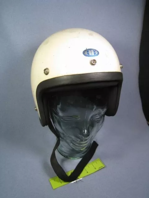 Vintage 1966 Hirotake Arai R-6M Motorcycle Helmet.