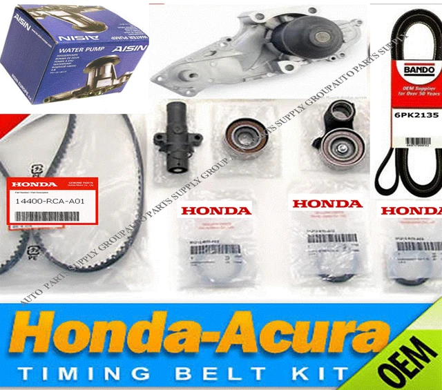 GENUINE / AISIN OEM Timing Belt & Water Pump Kit Honda/Acura V6 Factory