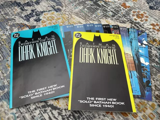 Batman Legends of the Dark Knight #1x2-#10. DC Comics 1989. NM- Comic Lot