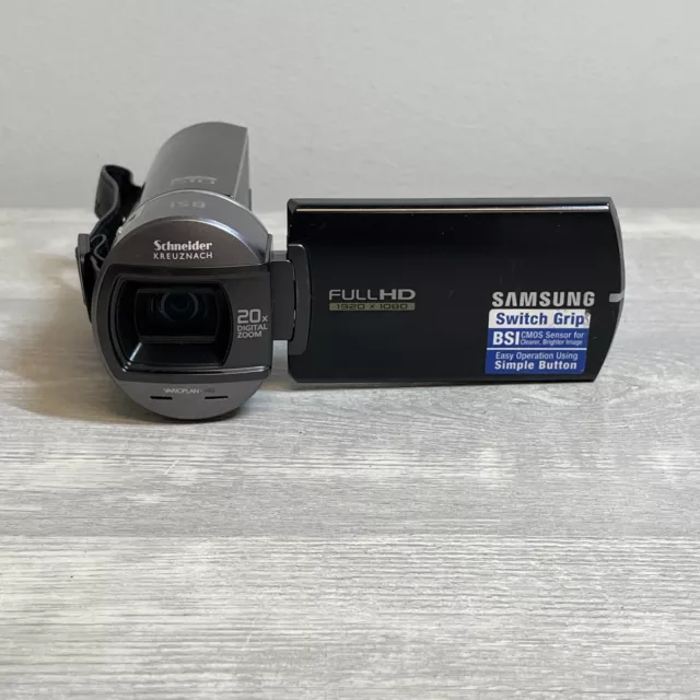 Samsung HMX-Q130BN/XAA Q130 Full Hd Digital Camcorder Tested And Works C112