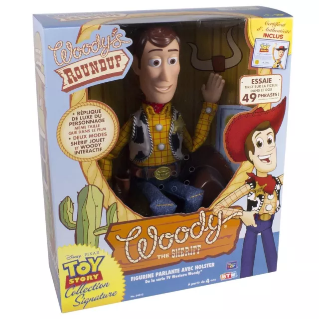 WOODY FRANCAIS SIGNATURE Collection Officiel Toy Story Thinkway Toys EUR  350,00 - PicClick FR