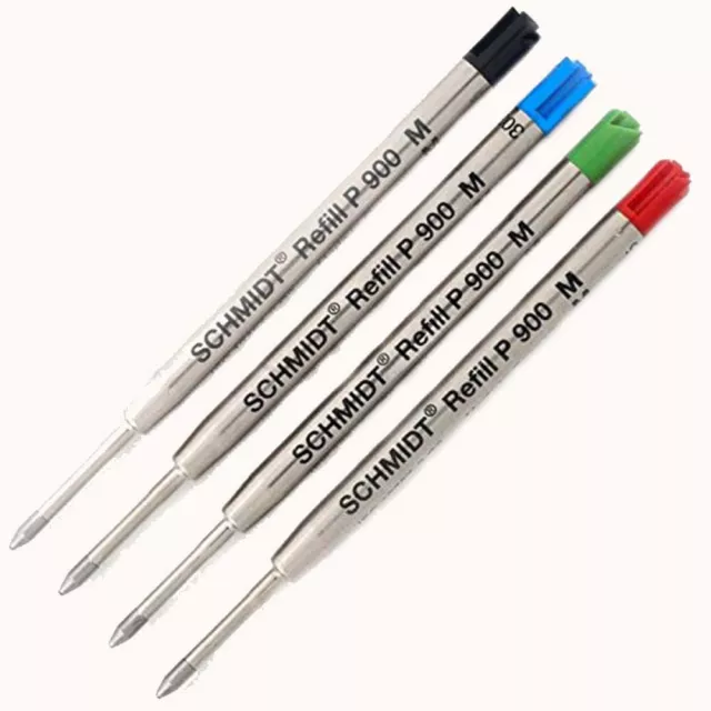UZI Tactical Pen Multi Color Hauser Refills by Schmidt - 4 Pack