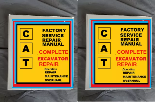 Cat Cat 304e2 Excavator mini excavator Workshop Service Manual loose leaf print