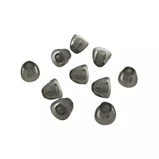 10x EWANTO offener Dome / Schirmchen aus Silikon für Hörgeräte Größe S (5mm)