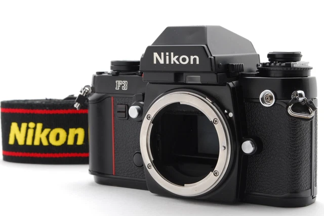 [Near MINT w/Case Strap] Nikon F3 Eye Level 35mm SLR Film Camera From JAPAN