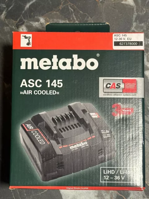 Ladegerät ASC 145 12-36 V AIR COOLED METABO