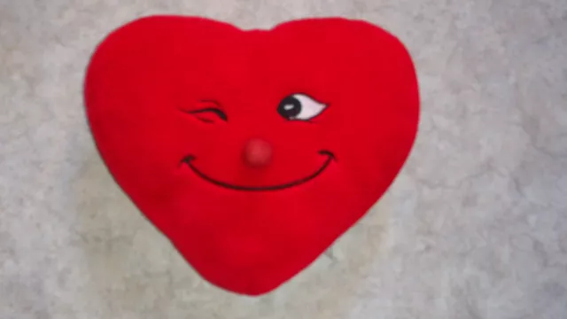 Kuschelherz - Plüschherz - Valentinstag - Liebe - Dekokissen - Kissen Herzkissen