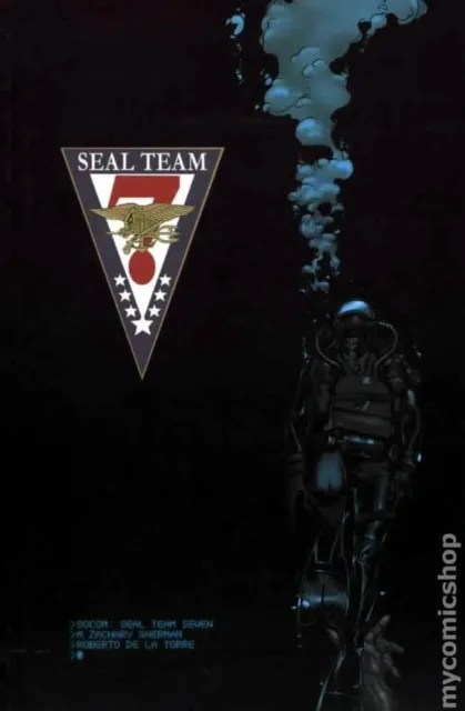 SOCOM Seal Team Seven GN #1-1ST FN 2006 Stock Image