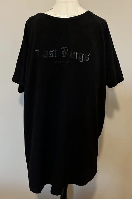 Last Kings Men’s Black Logo Short Sleeve Size XXL 2XL Cotton Casual GC Stretch Last Kings Men’s Black Logo Short Sleeve Size XXL 2XL Cotton Casual GC Stretch
