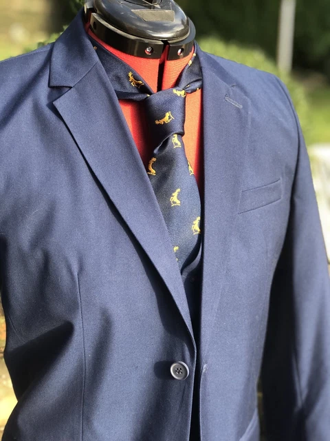 Boys Navy 3 Piece Suit With Tie.  John Lewis Age 13/14 3