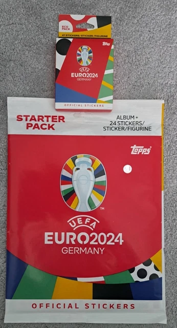 Autocollant Topps Euro 2024 – Estonie EST 1 – édition Or – Neuf