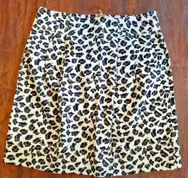 NEW MARC BY Marc Jacobs Animal Print Pleated Skirt Sz 6 $21.50 - PicClick