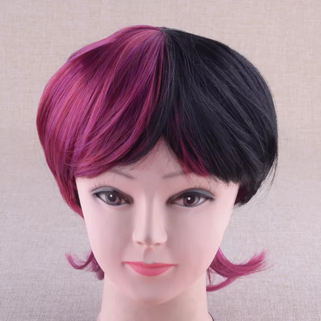 Fashion Pixie Short Cut Bob Wig For Black Women Human Hair Wig Dark Purple Wig