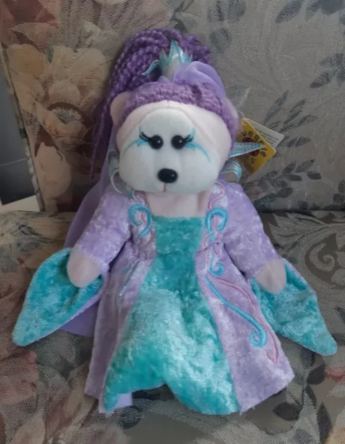 Beanie Kids Collectable Bear, Mischa Water Princess, Skansen, New With Tags