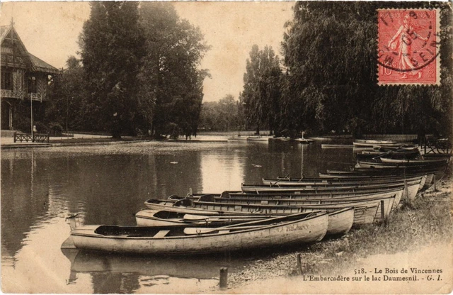 CPA Vincennes Embarcadere sur le lac Daumesnil (1347214)