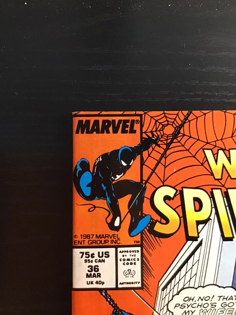 Marvel Comics Web Of Spider-Man Issue 36 Direct Edition 1st App Tombstone 2