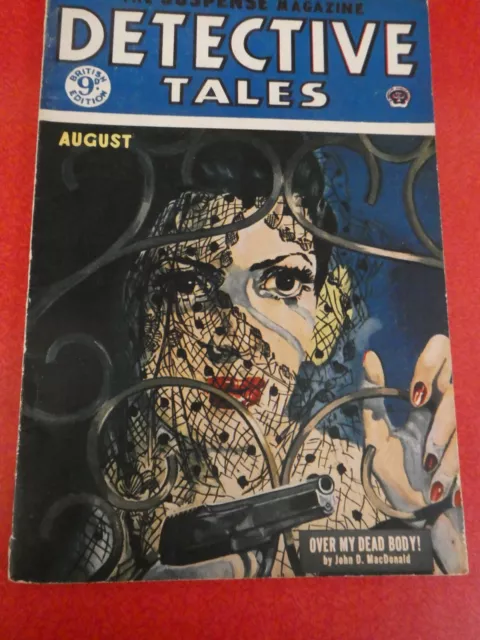 Vintage 'Detective Tales' British Edition August 1954 Vol II No.10 - Excellent