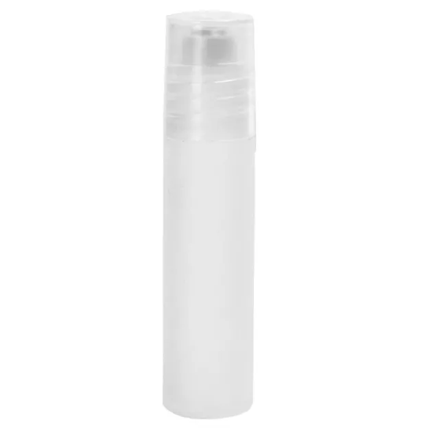 T0# 10pcs 5ml Empty Plastic Roll On Bottles Roller Ball Essential Oil Perfume