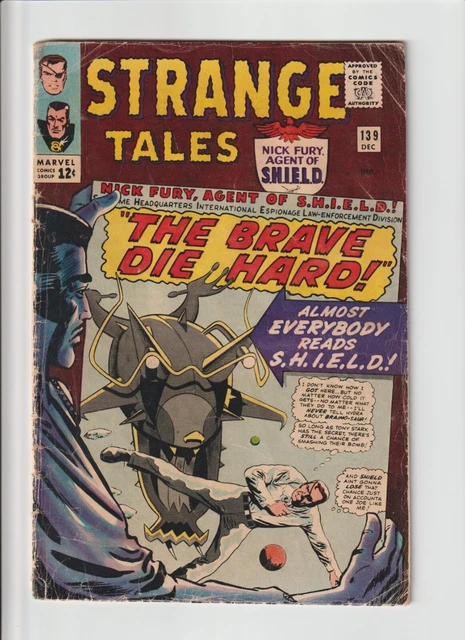 Strange Tales #139 Dr Strange & Nick Fury Marvel Comics 1965 