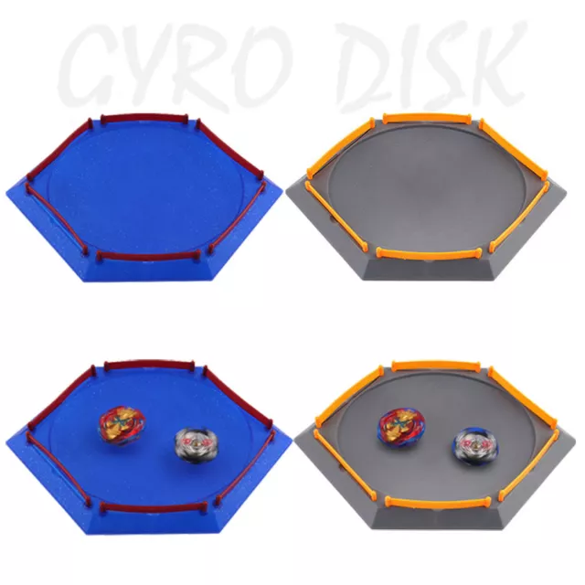 Fun Burst Gyro Arena Disk Duel Spinning Top Beyblades Launcher Stadium Toy