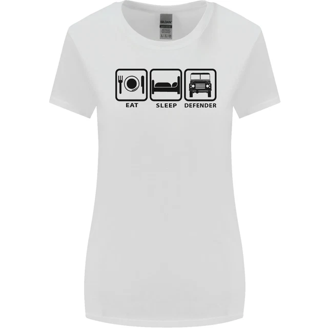 Eat Sleep 4X4 Off Road Roading Car Womens Wider Cut T-Shirt