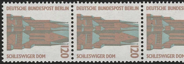 815 SWK 120 Pf, 5er-Streifen + Nr. **