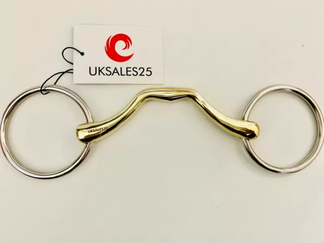 Loose Ring Mouth Ported Snaffle Bit (UKSALES25®) *SAME DAY DISPATCH*