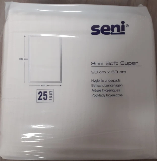 seni soft super 90x60 | 25 x Bettschutzunterlagen