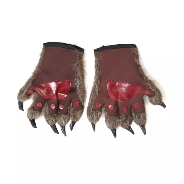Gants de  d'Halloween Gants mains poilues Accessoire de déguisement de cosplay 2