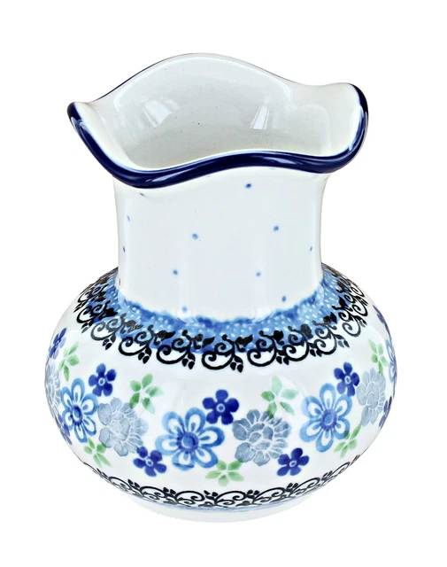 Blue Rose Polish Pottery Eliza Bud Vase