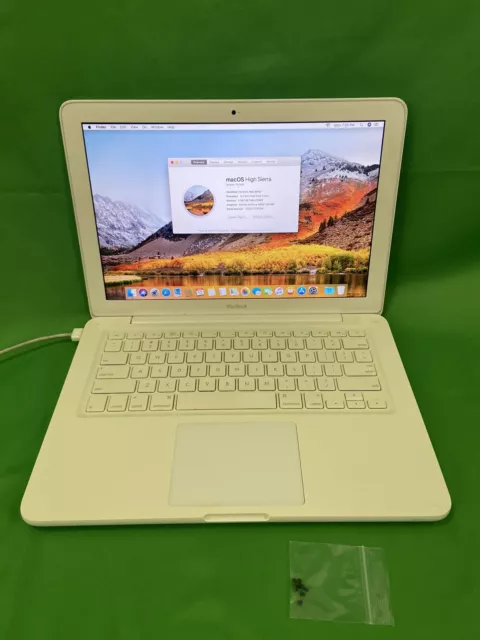 Apple MacBook A1342 MC516LL/A White C2D 2.40GHz 4GB RAM 250GB HDD High Sierra