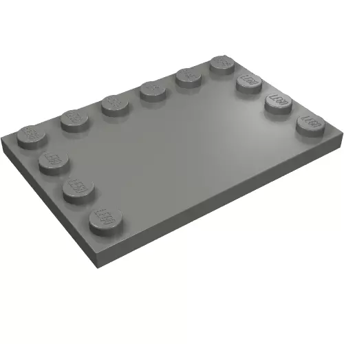 LEGO® Part 6180 - Tile, Modified 4 x 6 with Studs on Edges
