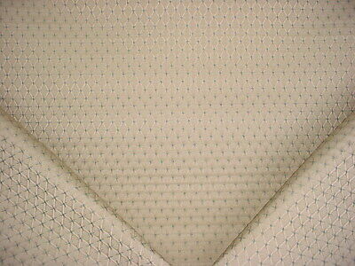 6-1/8Y Kravet Lee Jofa Spruce Blue Sand Diamond Lattice Upholstery Fabric