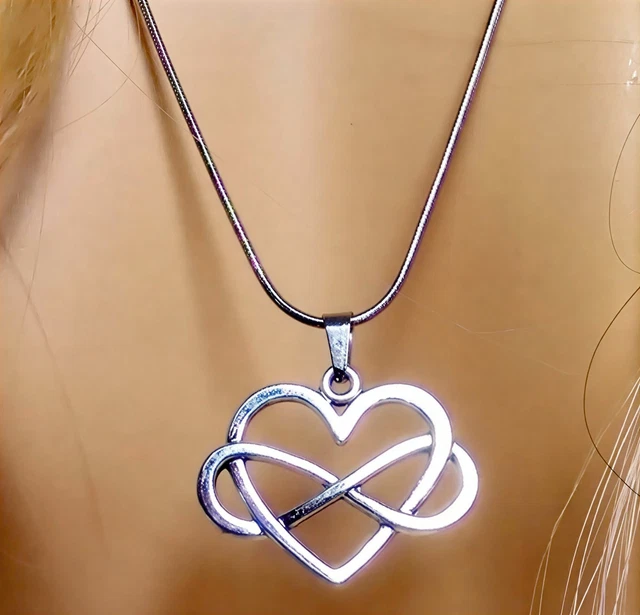 Polyamory Hotwife Anklet – Stainless Steel Infinity Heart – Swinger Lifestyle Jewelry