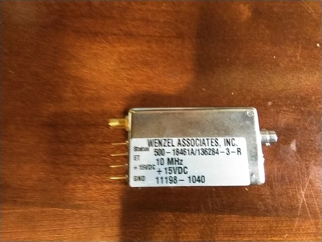 Wenzel Associates 500-18461A/136284-3-R 10MHz/15VDC