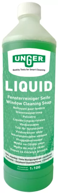 UNGER's Liquid Fenster-Reinigungsseife