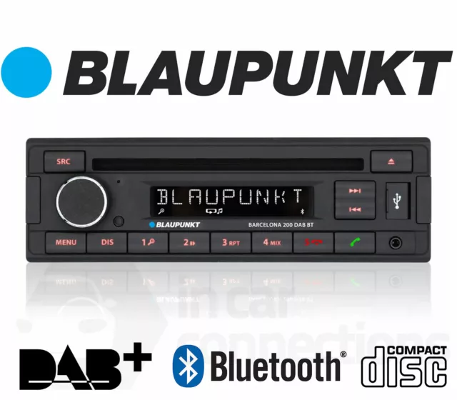 Blaupunkt Barcelone 200 Autoradio DAB Radio Bluetooth CD USB Auxiliaire Rétro 2