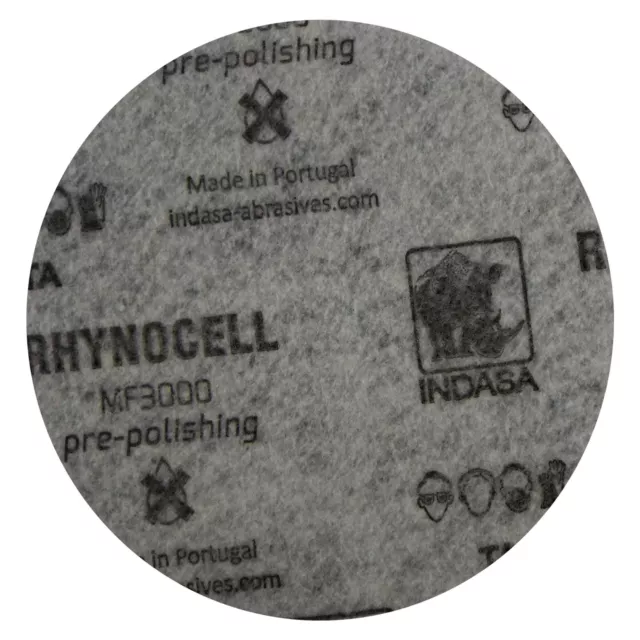 Indasa Rhynocell Pre Polishing Disc 15mm Grit: MF3000 Quantity: 10 Discs 2