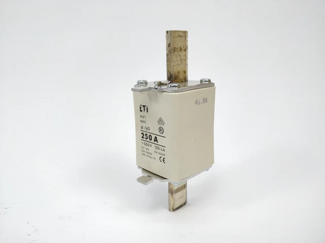 ETI NV1 Fusible 250A 500V Gl / Gg NH1 120kA