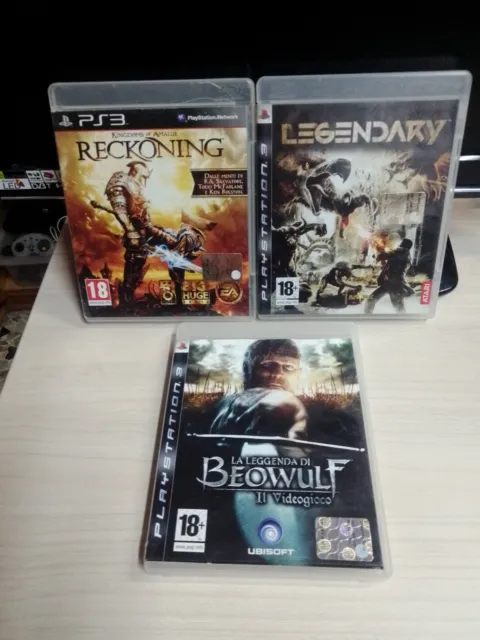 Reckoning PS3 Ita + Legendary PS3 Ita + La Leggenda Di Beowulf PS3 Ita