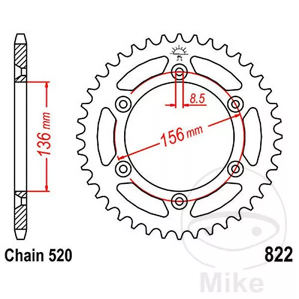 Kit Trasmissione Catena Rk 520Xso2 Str Per Suzuki 250 Rgv Gamma 1991-1993 3