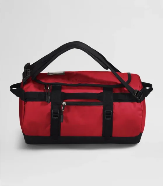 North Face Base Camp Duffel XS  TNF Red / TNF Black Backpack 18"x11" NEW