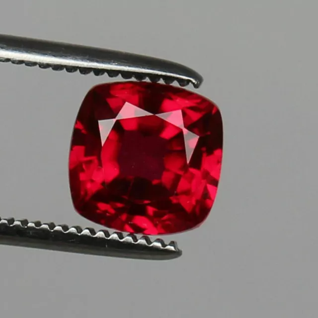 Natural Loose Gemstone 11.80 Ct Mozambique Precious Pigeon Red Ruby Square Cut